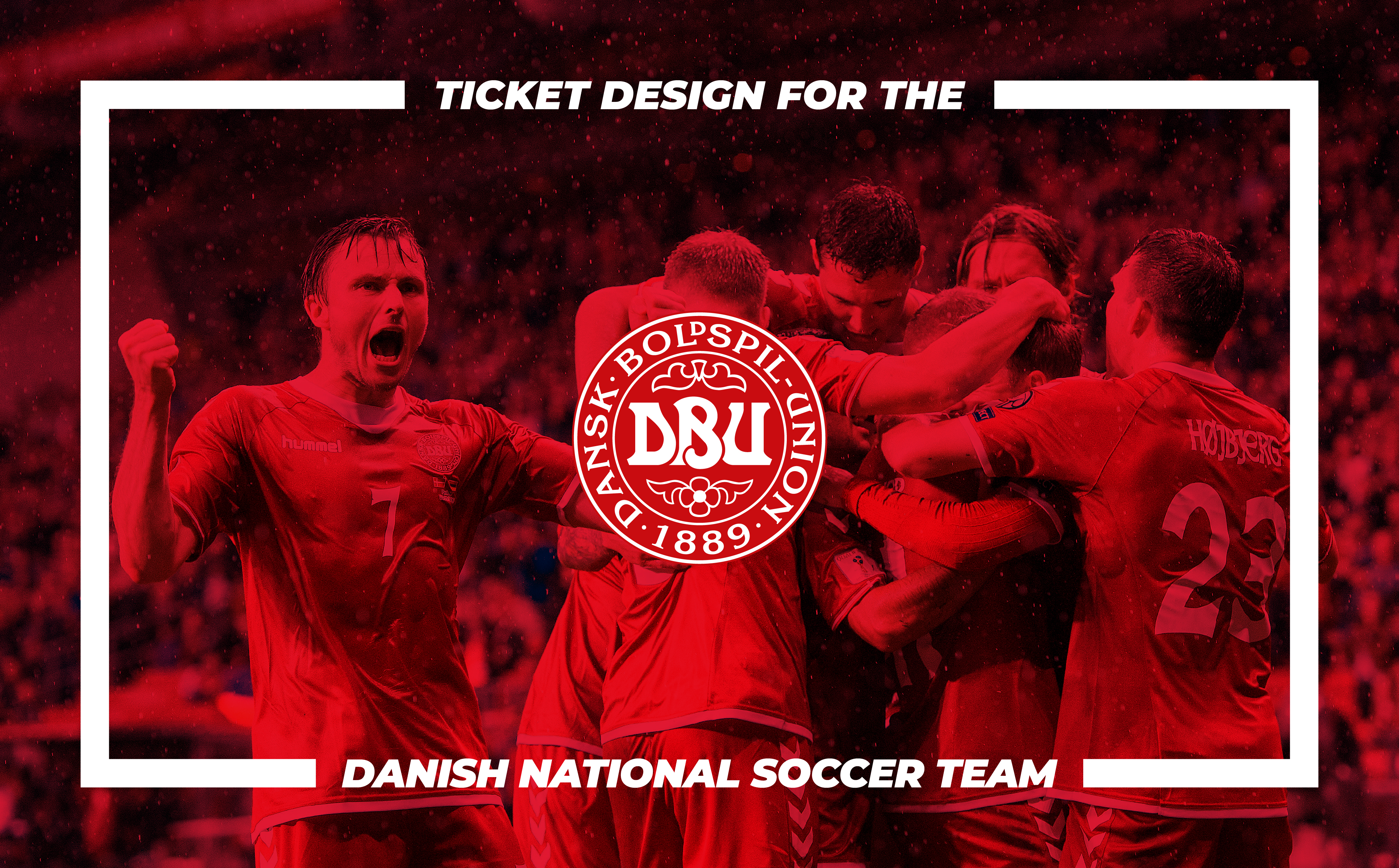 Ticket graphic design DBU