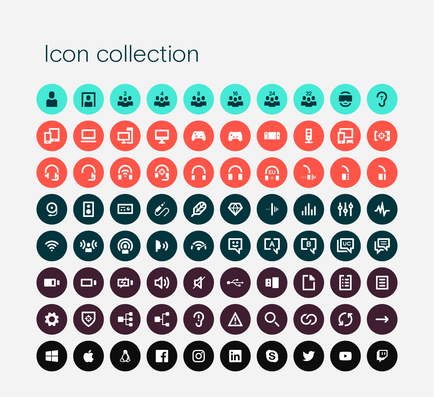 EPOS icon design collection