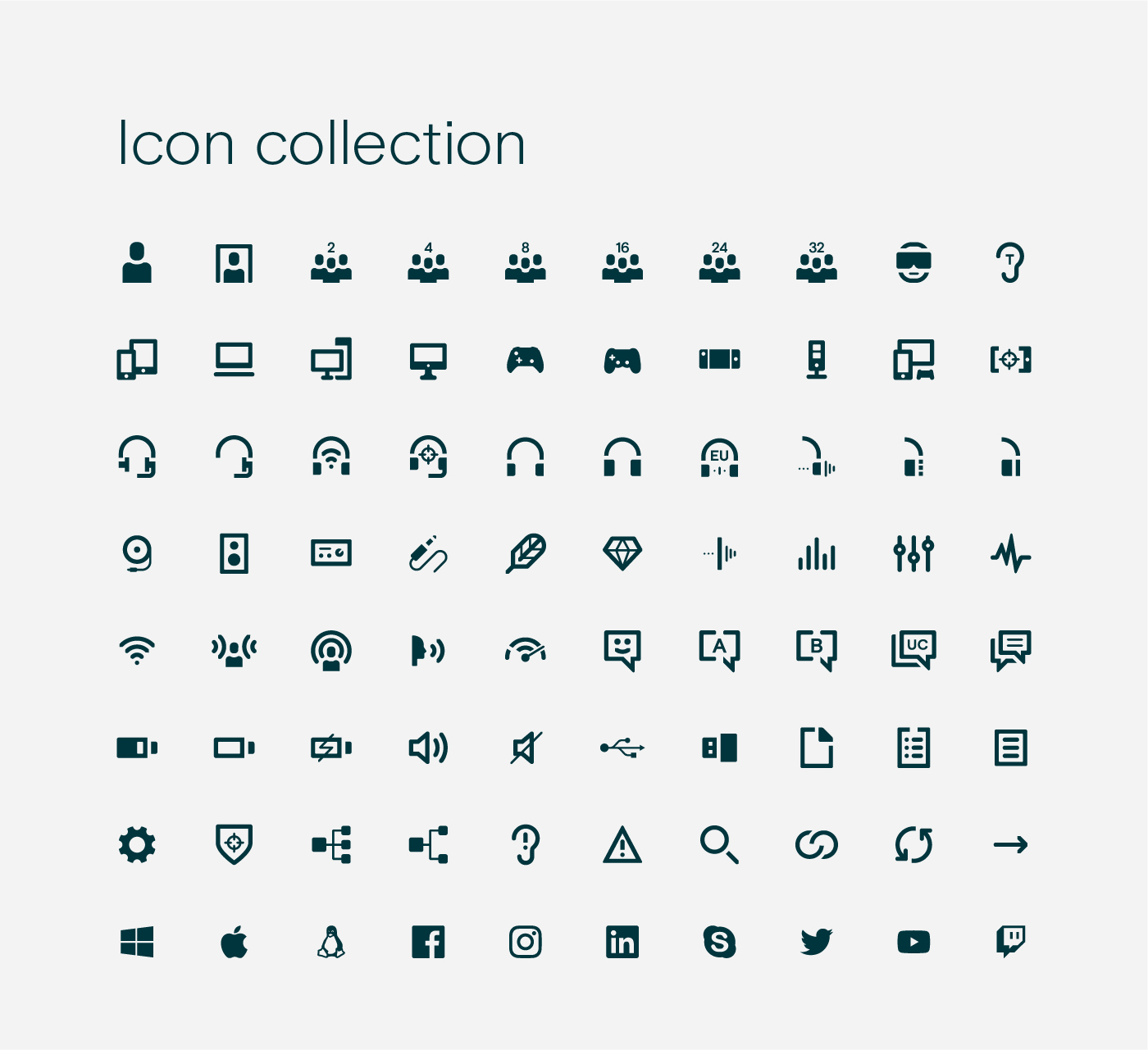 EPOS icon design collection